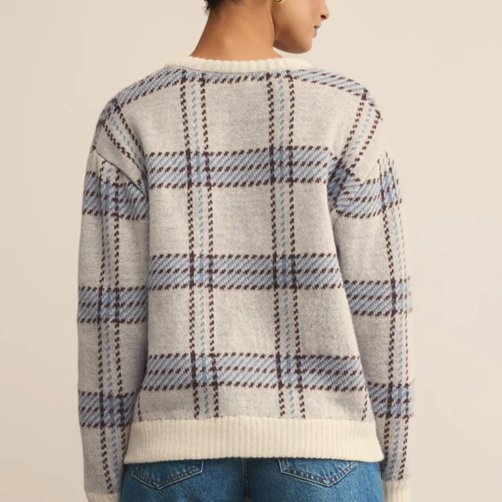 Z Supply Junction Plaid Sweater