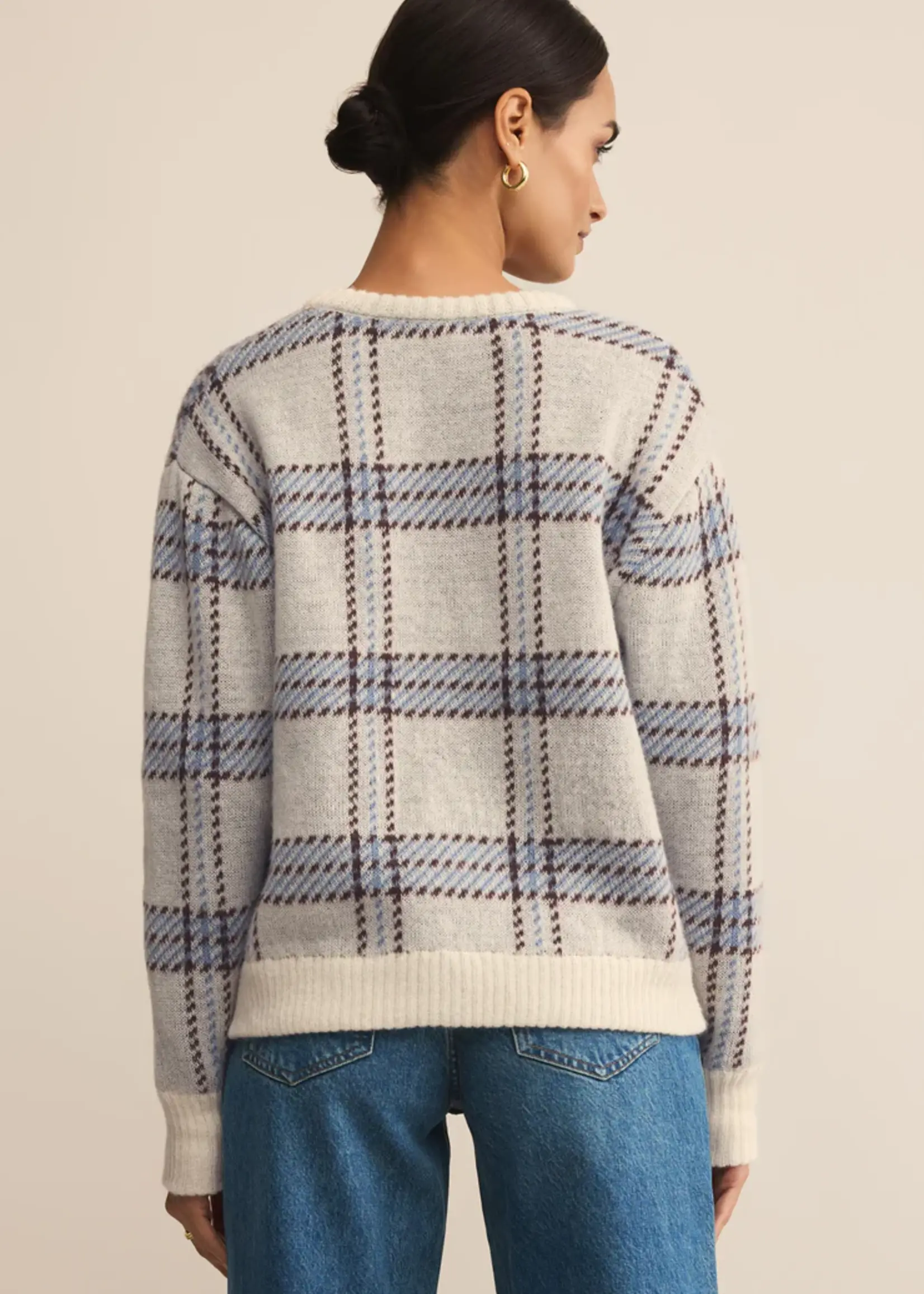 Z Supply Junction Plaid Sweater
