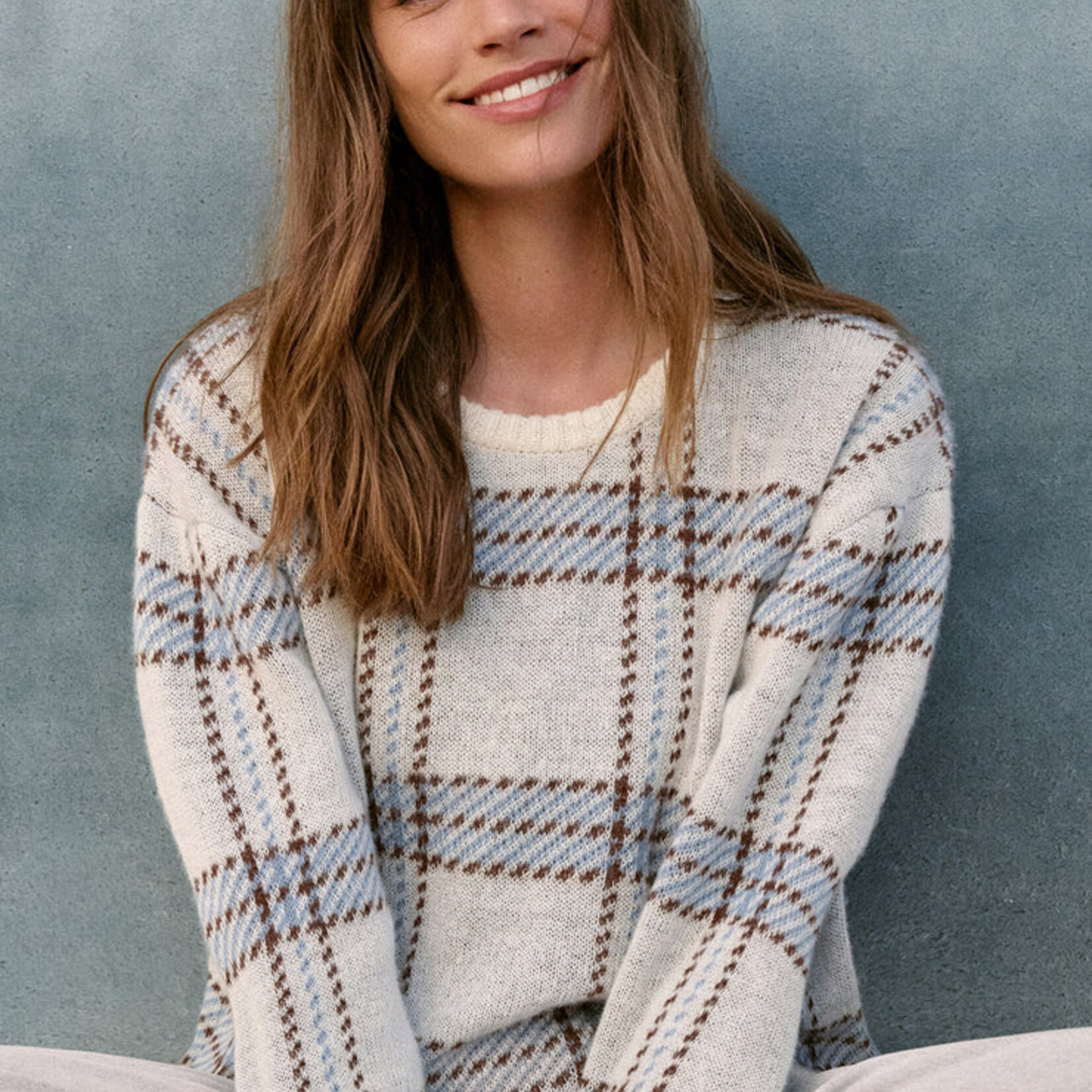 Z Supply Junction Plaid Sweater