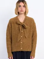Molly Bracken Front Tie Knitted Cardigan