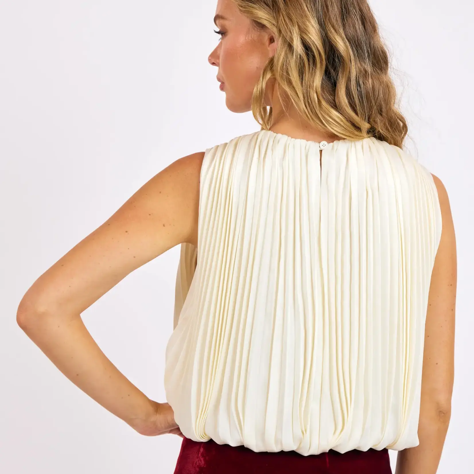 Amour Bubble Hem Top