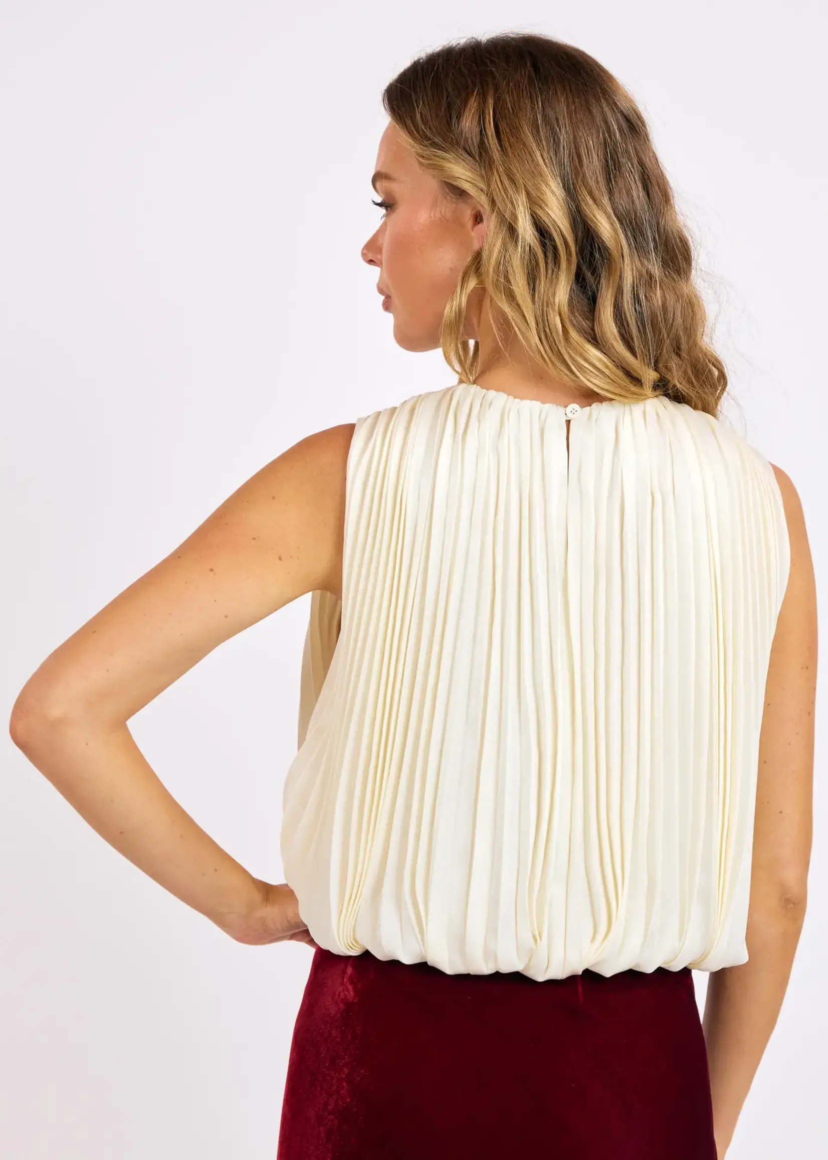 Amour Bubble Hem Top