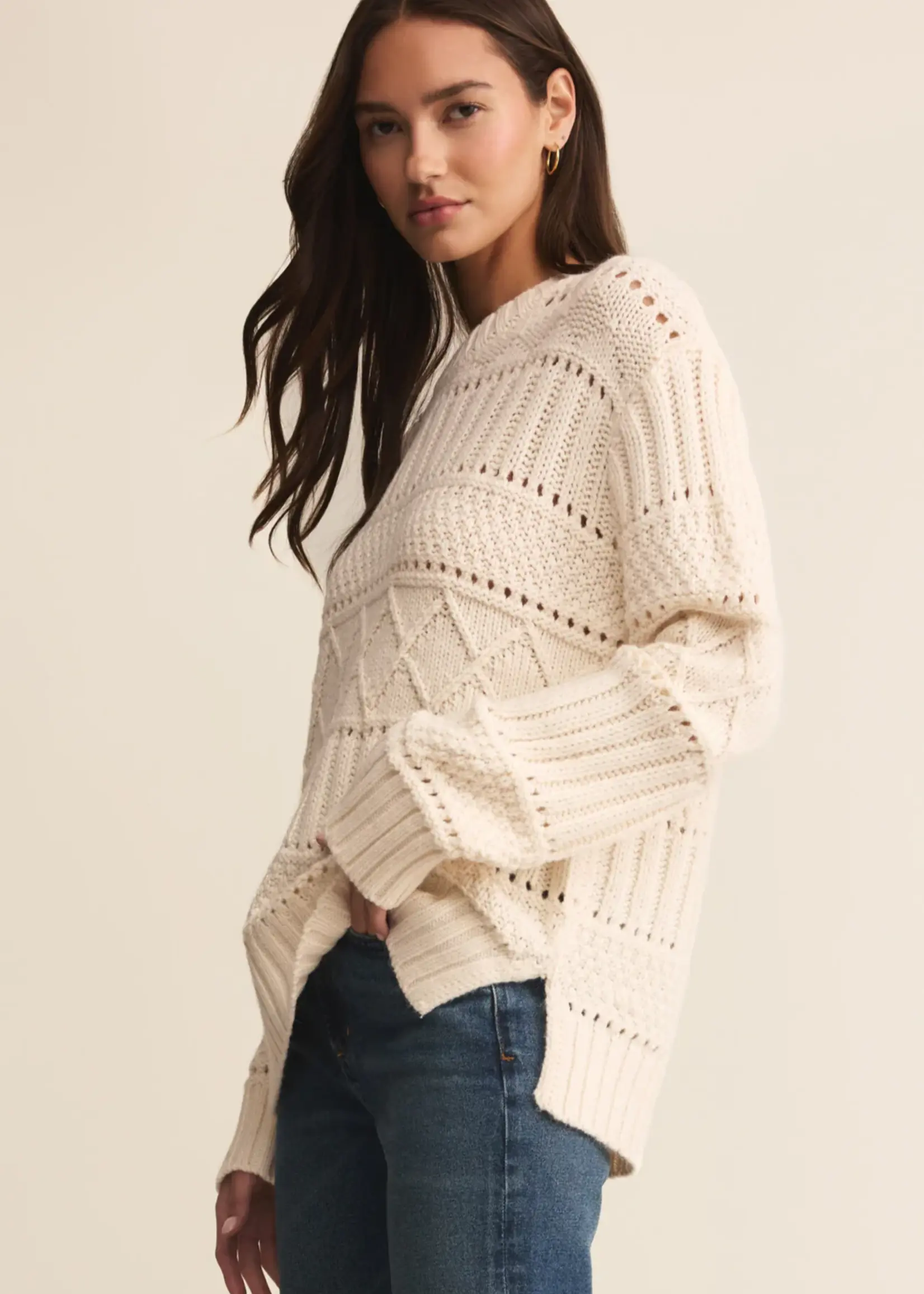 Z Supply Cento Cable Sweater