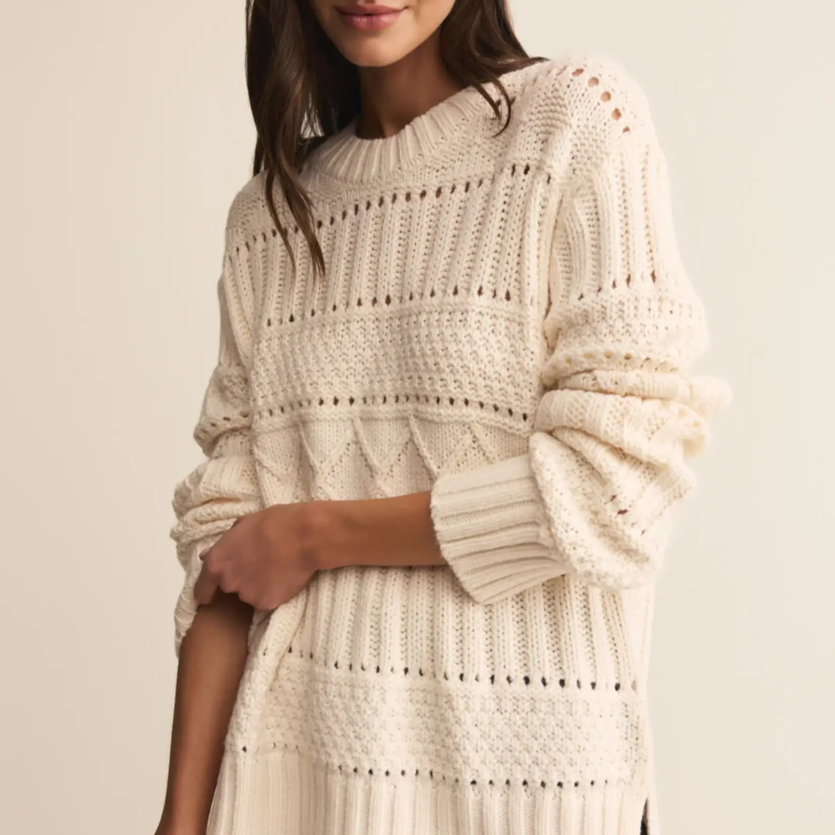 Z Supply Cento Cable Sweater