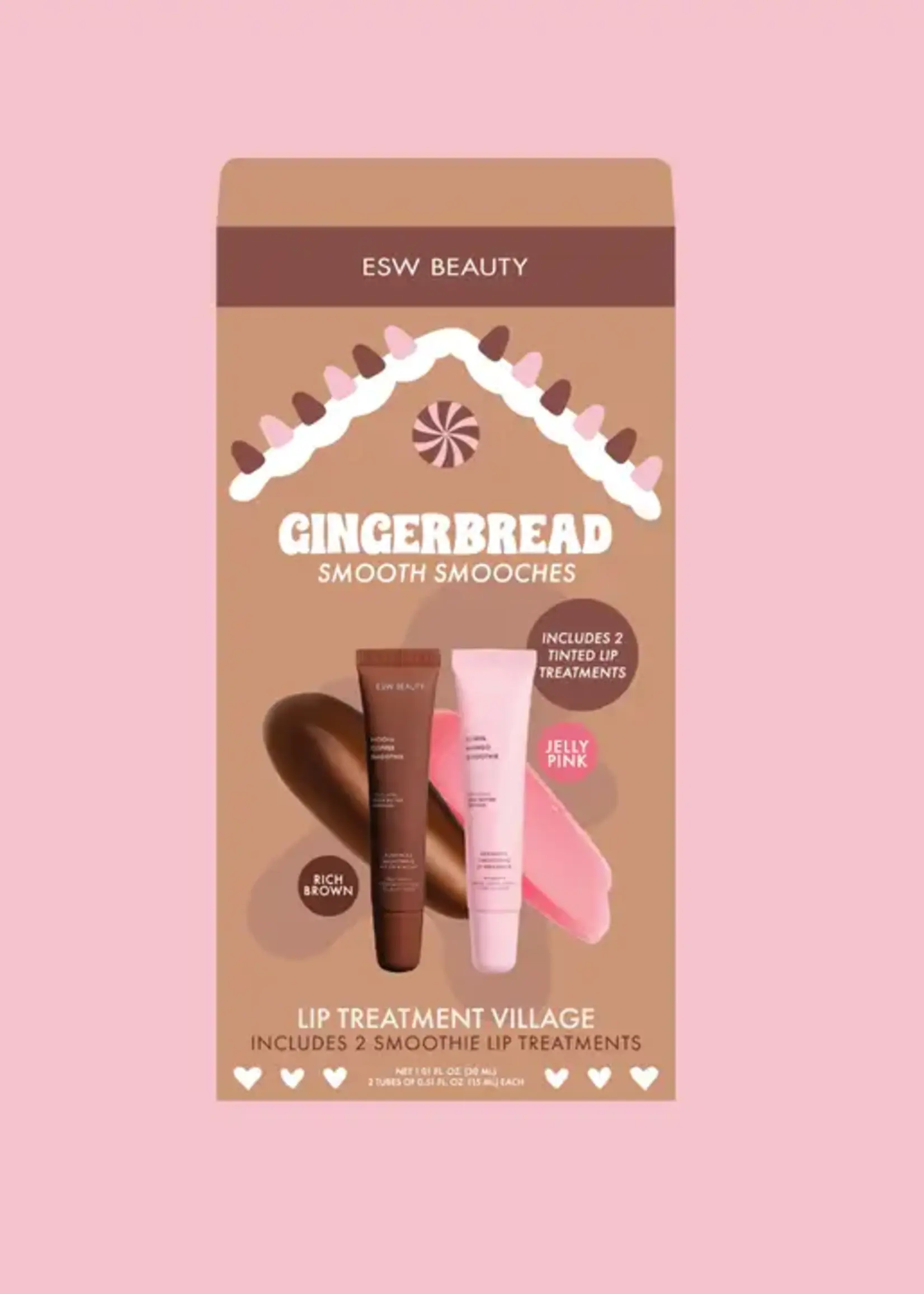 Gingerbread Smooth Smooches Lip Treatment Village Kit