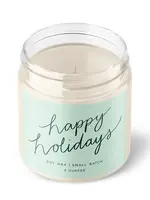 Happy Holidays: 3oz Soy Wax