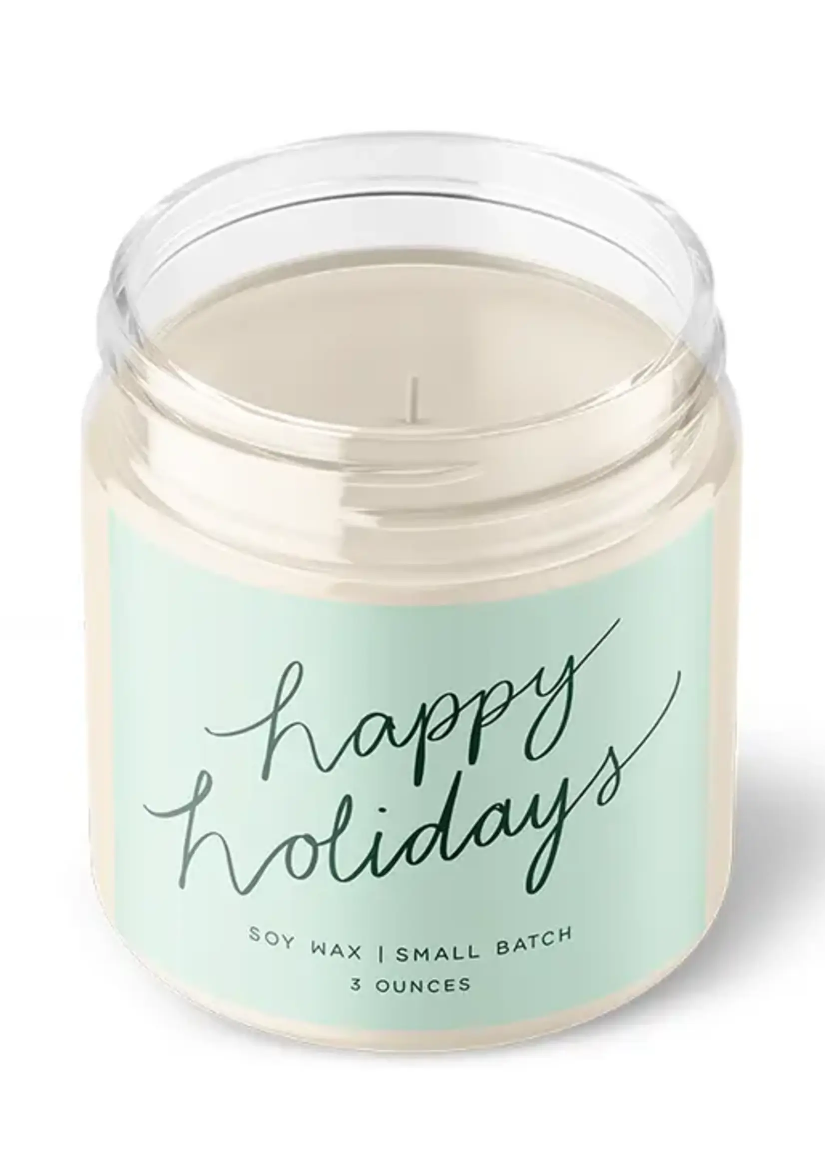 Happy Holidays: 3oz Soy Wax