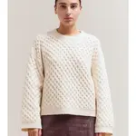 Check Knit Sweater