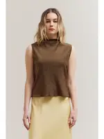 Crinkled Velvet Top