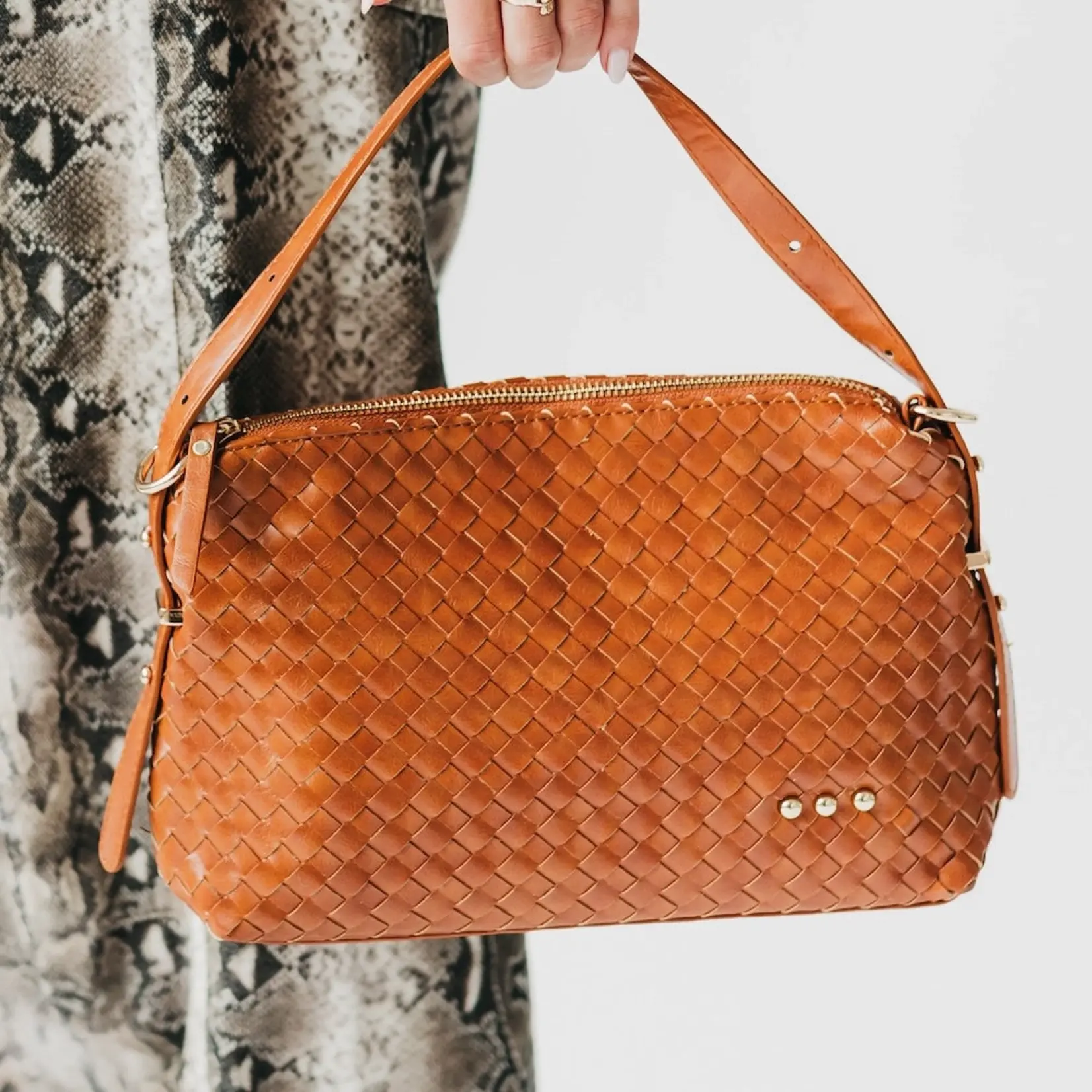 Pretty Simple Harper Hobo Woven Shoulder Bag