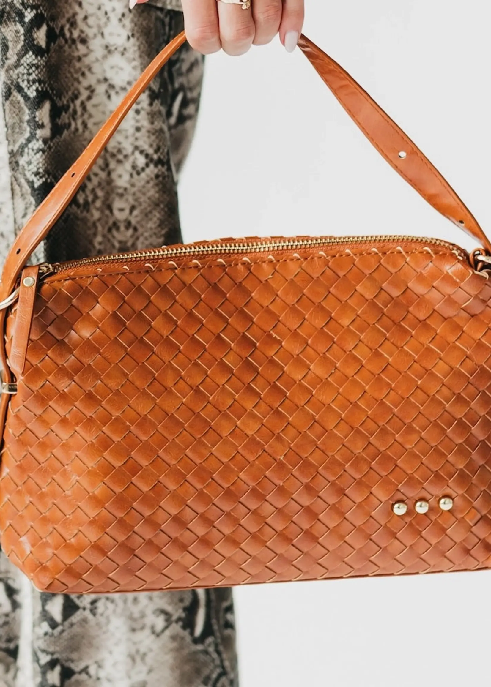 Pretty Simple Harper Hobo Woven Shoulder Bag