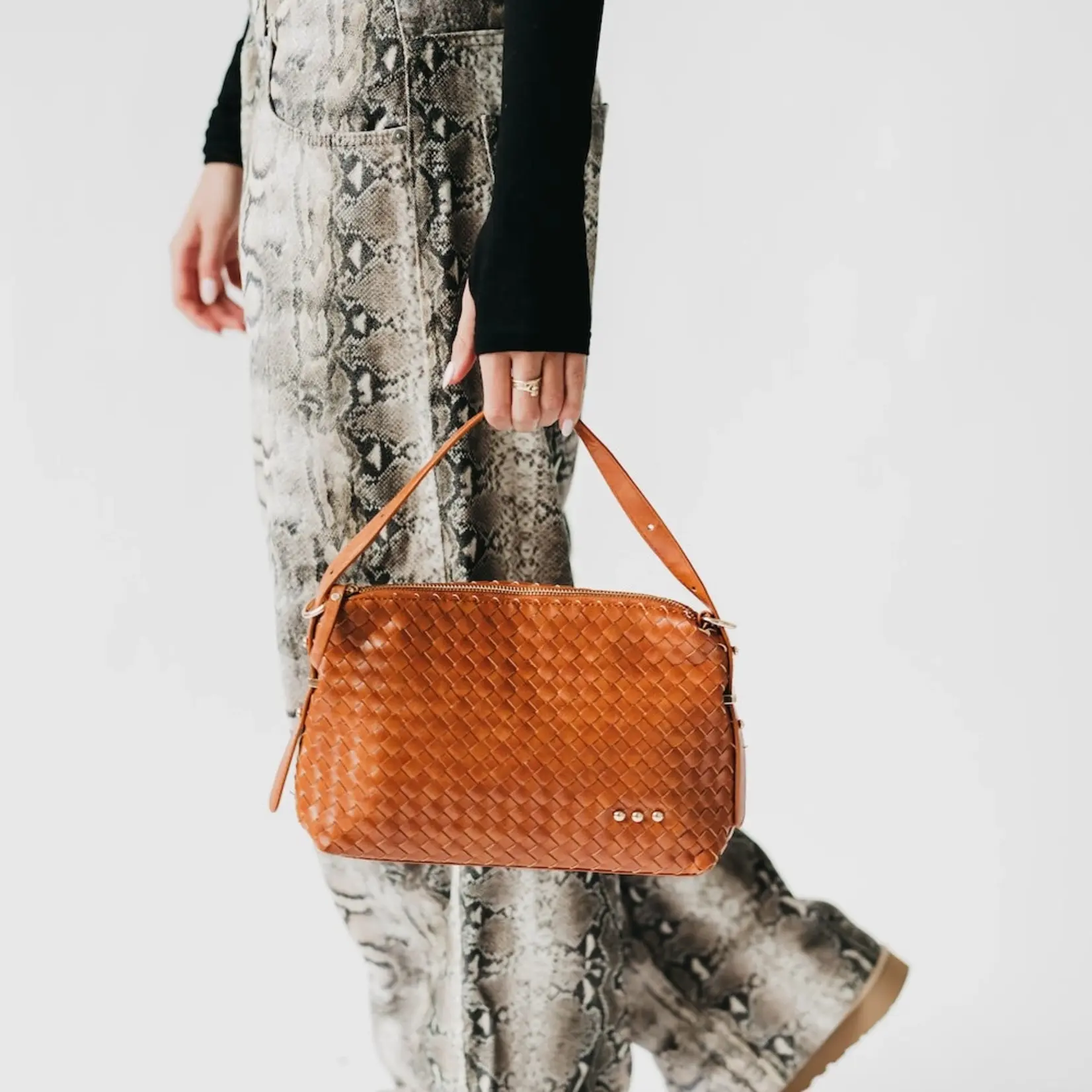 Pretty Simple Harper Hobo Woven Shoulder Bag