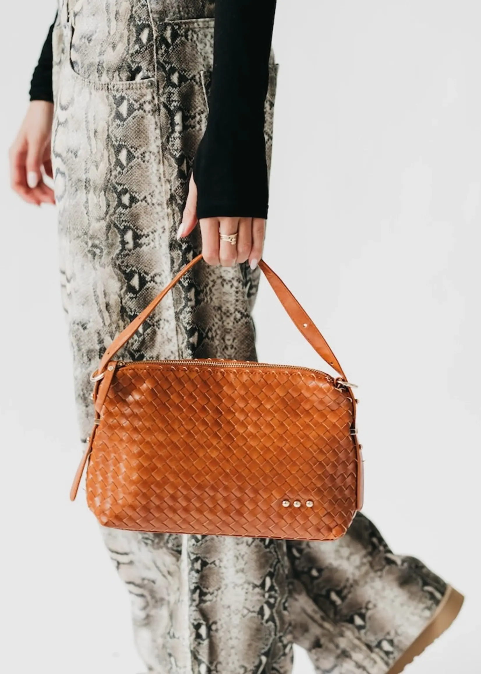 Pretty Simple Harper Hobo Woven Shoulder Bag