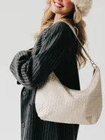 Pretty Simple Sienna Slouchy Woven Shoulder Bag
