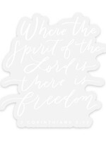 2 Corinthians 3:17 Scripture Sticker