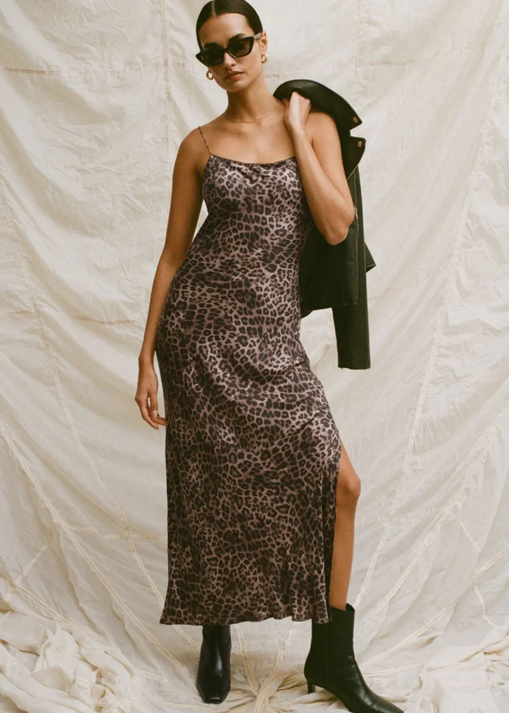 Z Supply Cielo Leopard Midi Dress