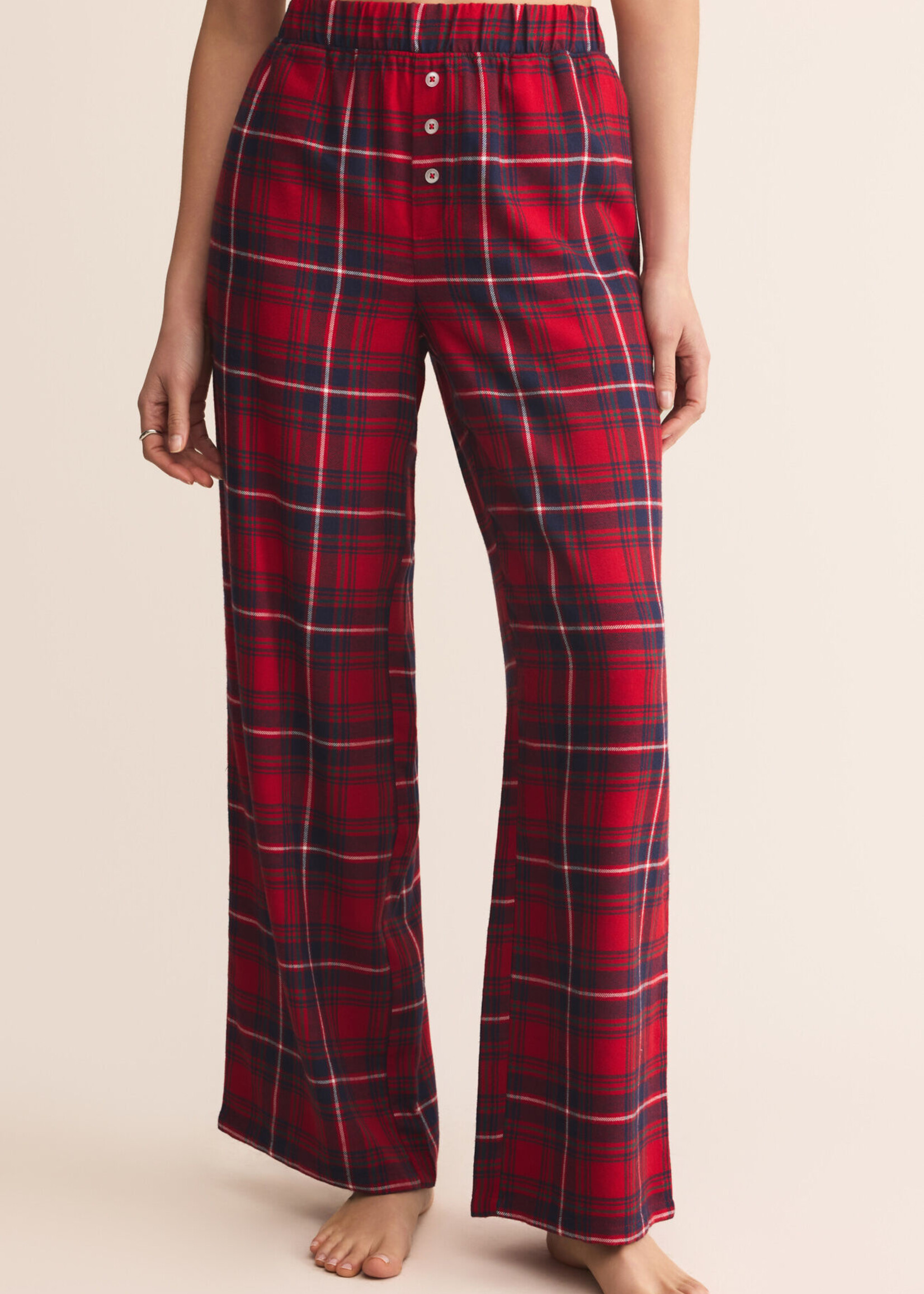 Z Supply Hangout Plaid Pant