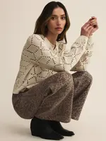 Z Supply Marli Denim Leopard Pant