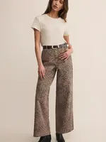 Z Supply Marli Denim Leopard Pant