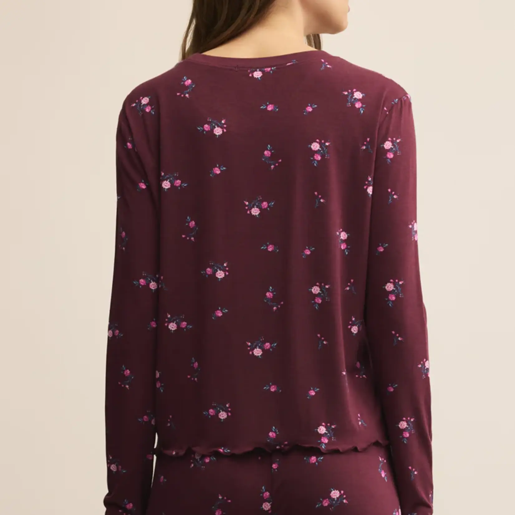 Z Supply Bella Ditsy LS Top