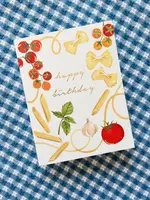 Pasta Party Birthday Greeting Card | Birthday Card