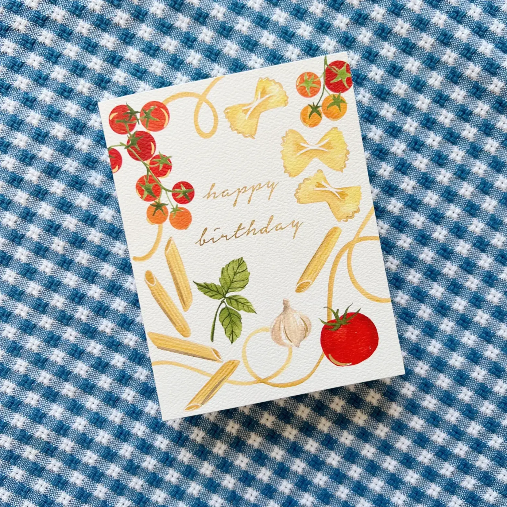 Pasta Party Birthday Greeting Card | Birthday Card
