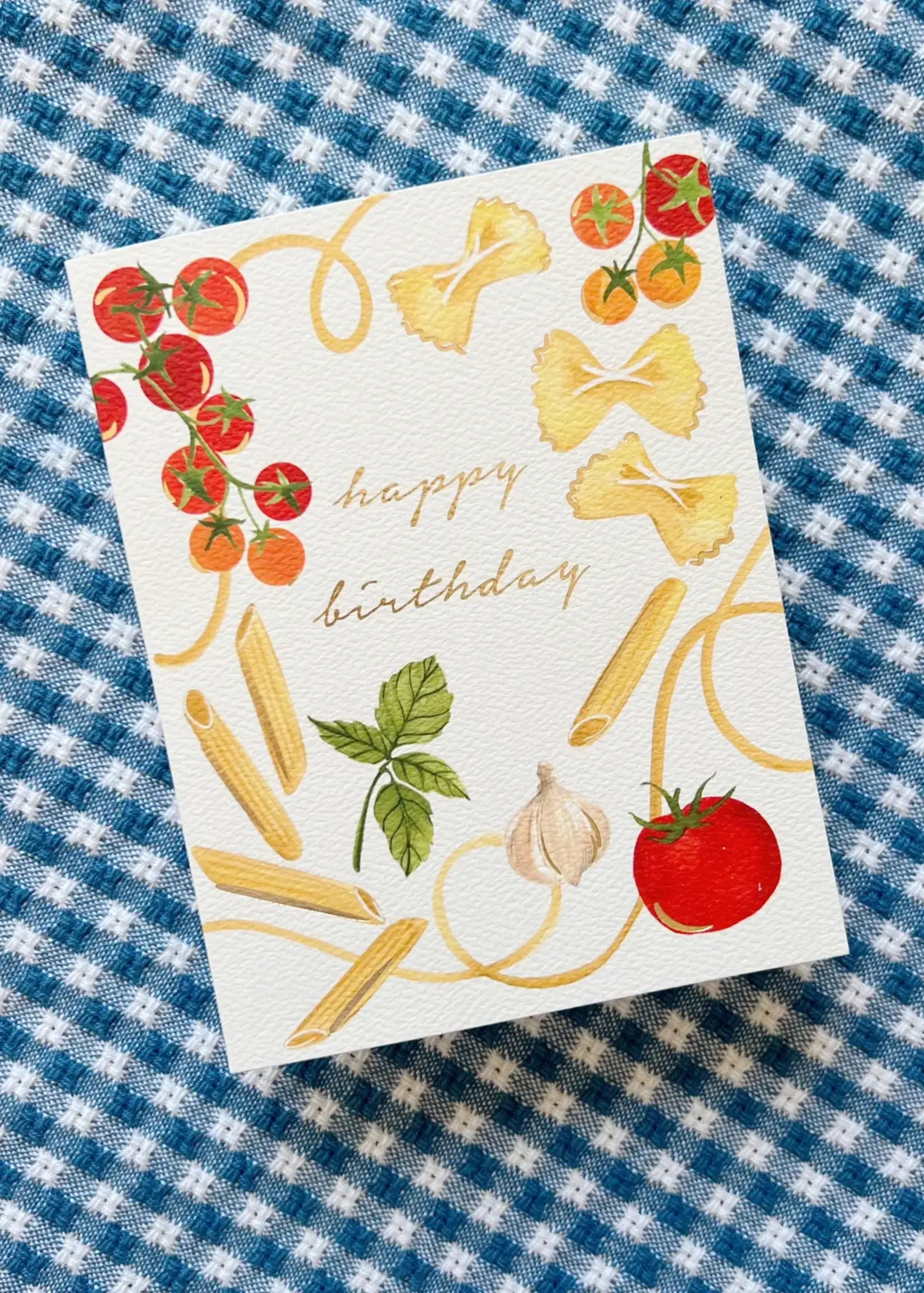 Pasta Party Birthday Greeting Card | Birthday Card