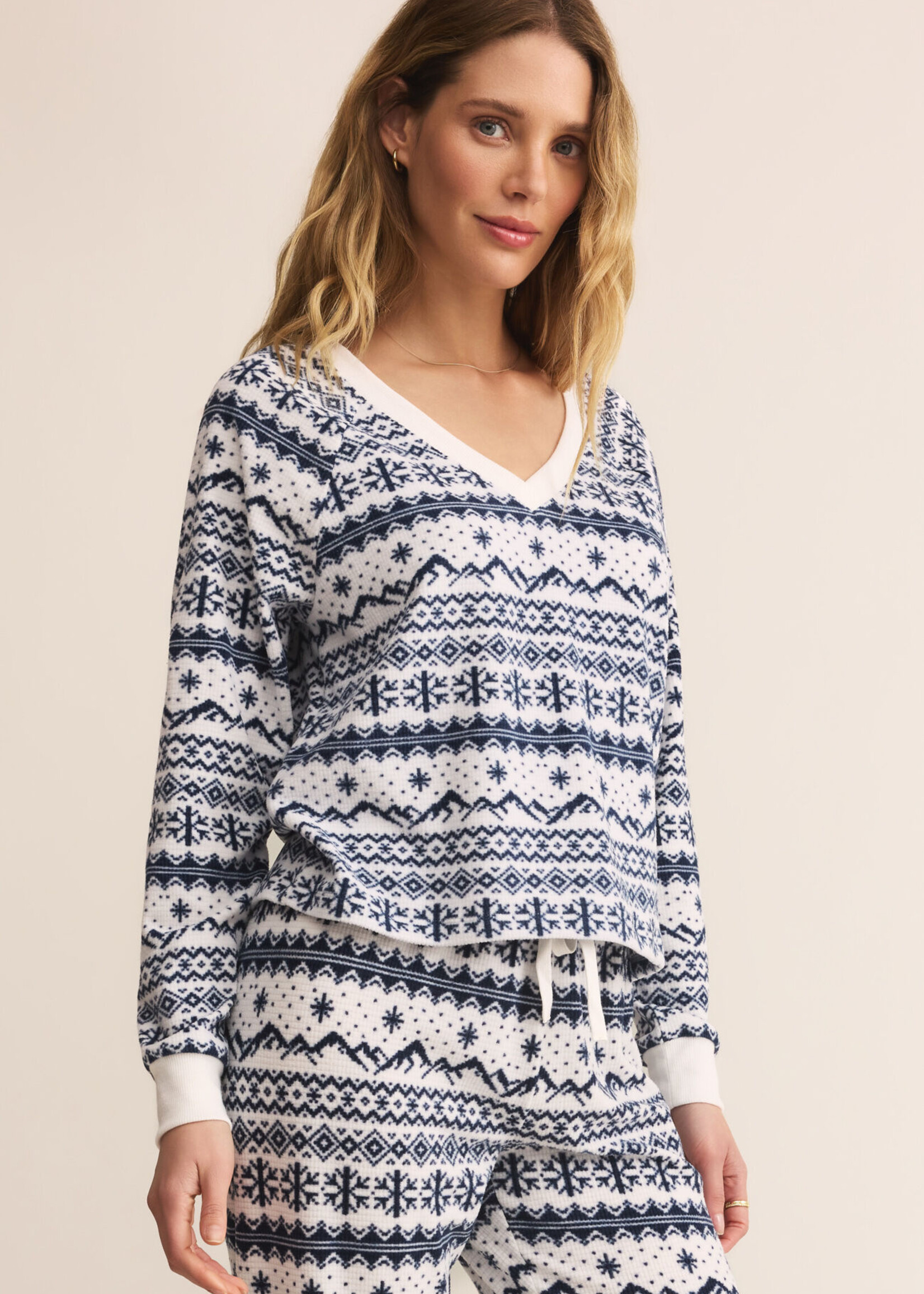 Z Supply Slopes Fairisle L/S Top