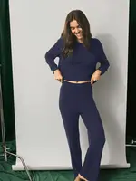 Z Supply Dawn Smocked Rib Pant