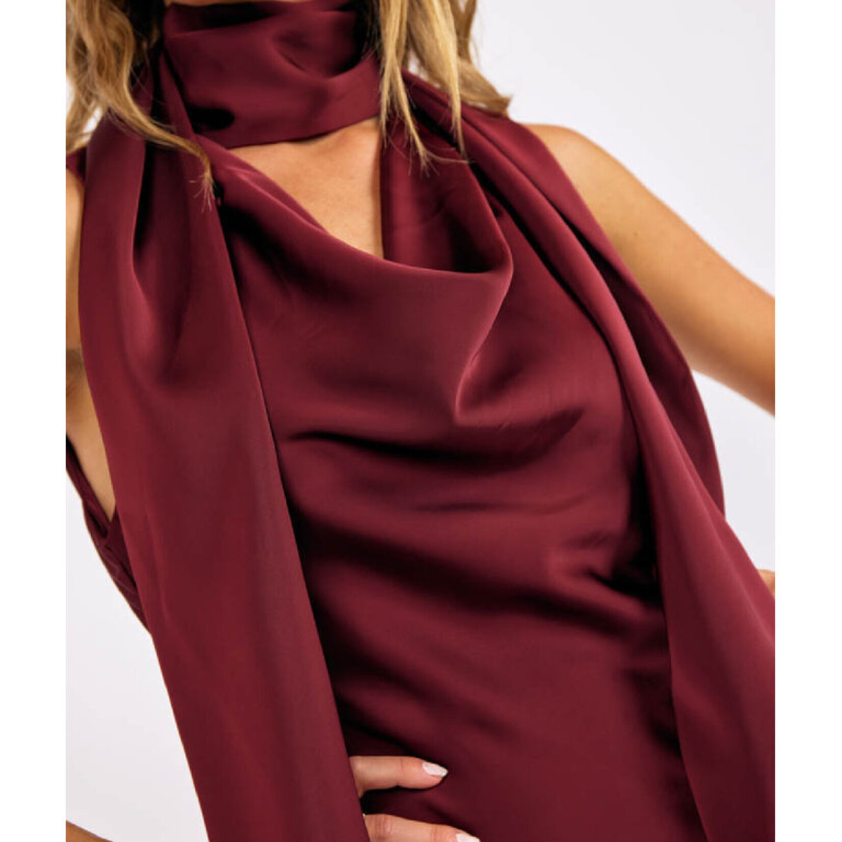 Cabaret Cowl Maxi Dress