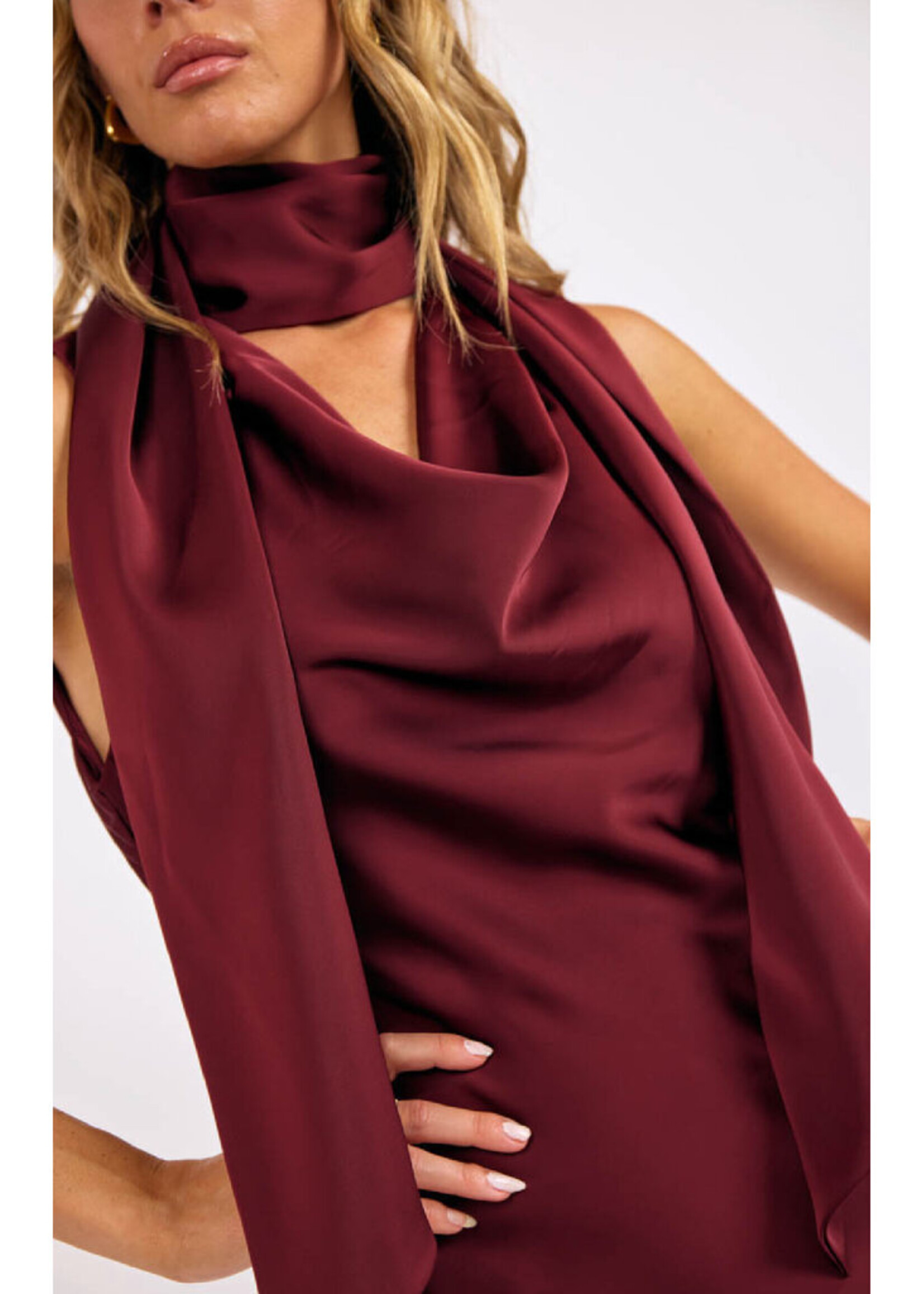 Cabaret Cowl Maxi Dress