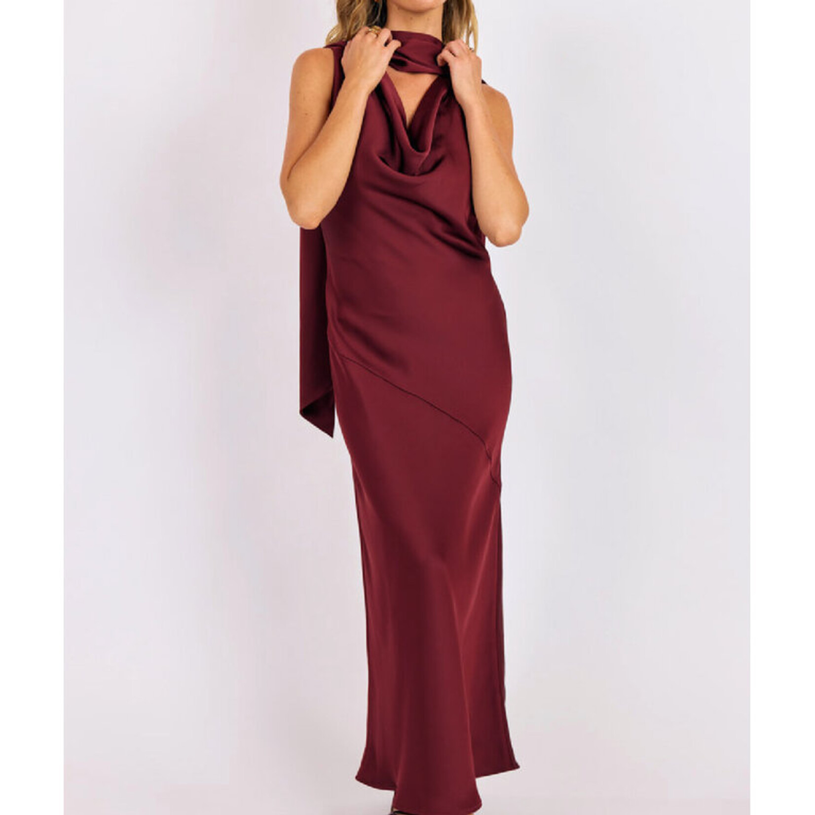 Cabaret Cowl Maxi Dress
