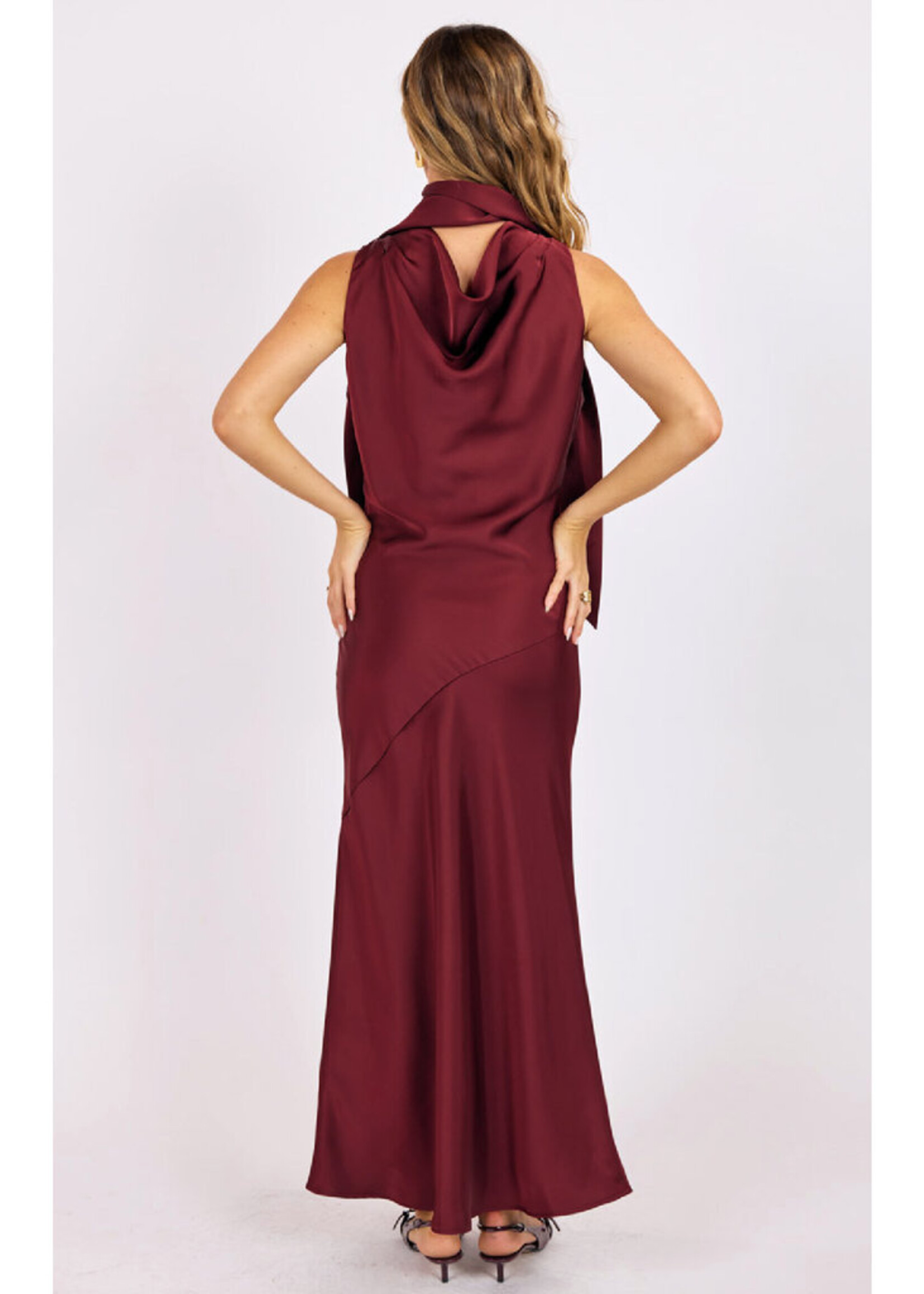 Cabaret Cowl Maxi Dress