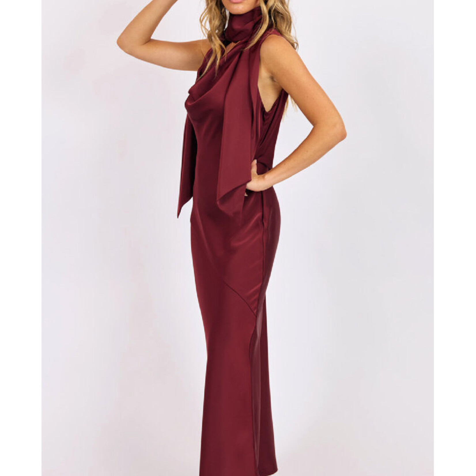 Cabaret Cowl Maxi Dress