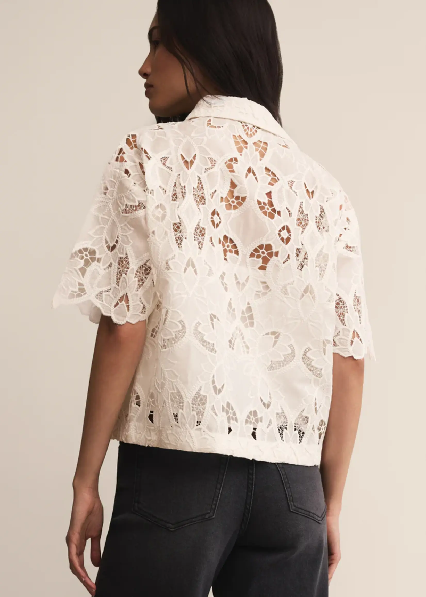 Z Supply Midnight Lace Top