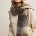 Z Supply Plaid I Met You Scarf