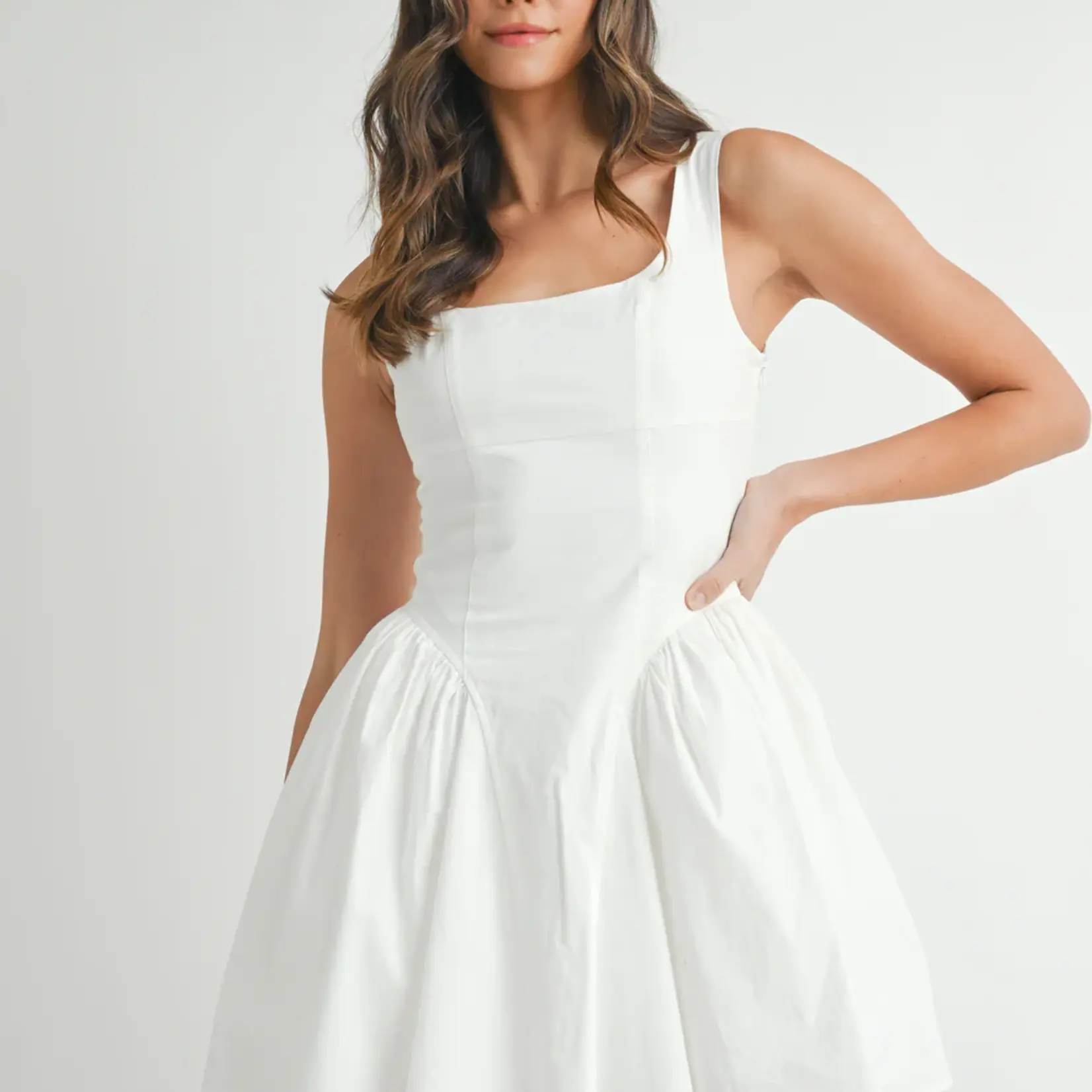 Corset Lace Up Dress