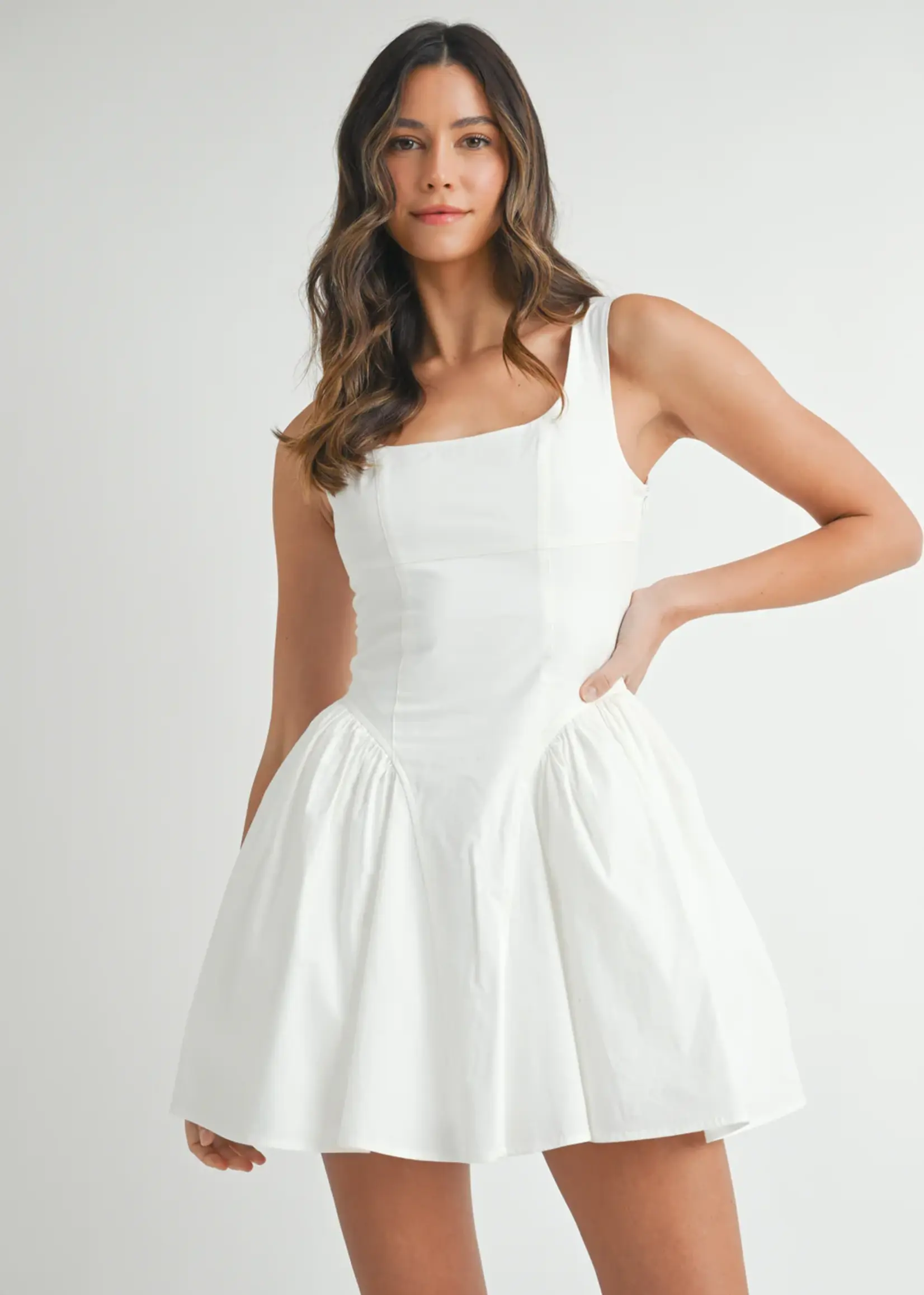 Corset Lace Up Dress