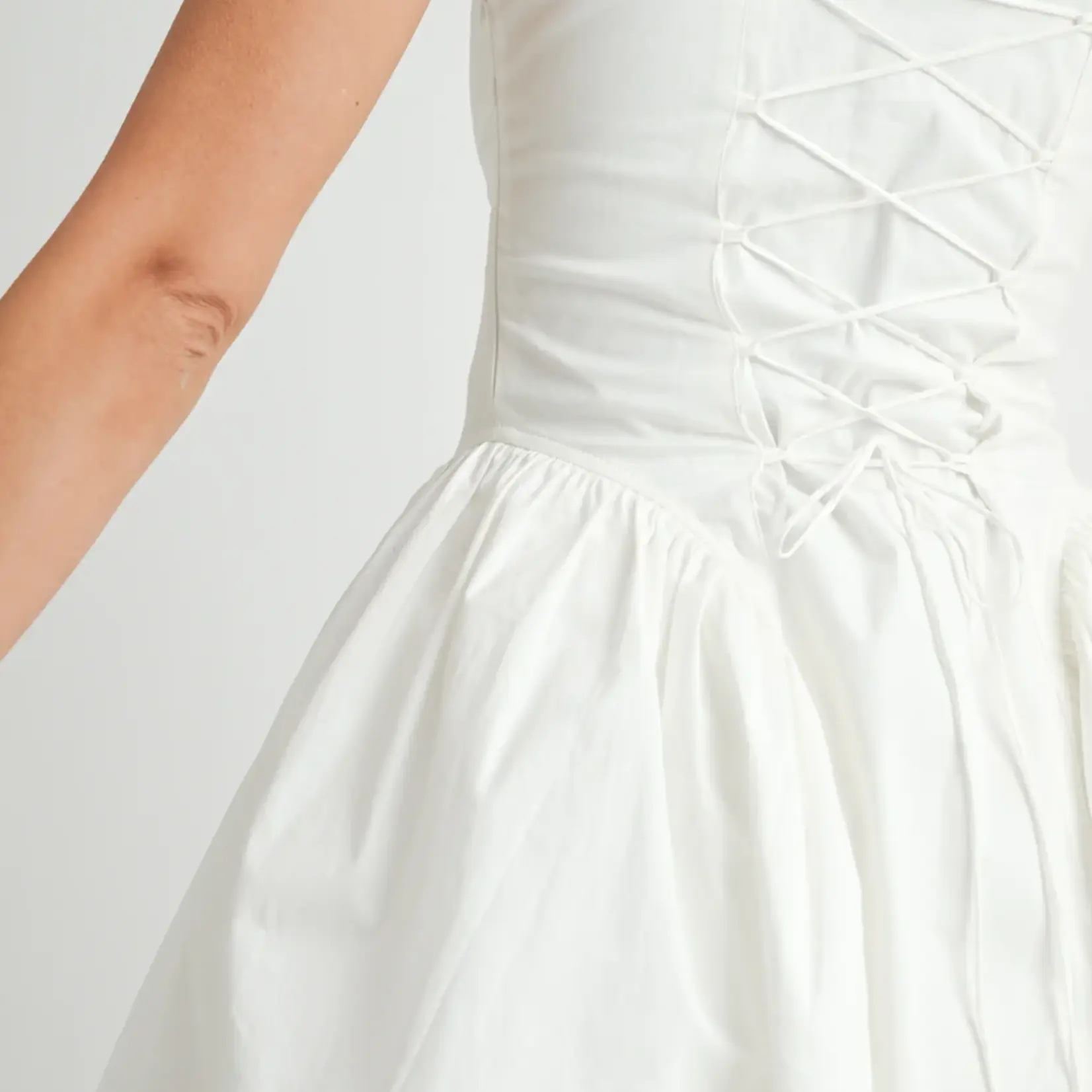 Corset Lace Up Dress