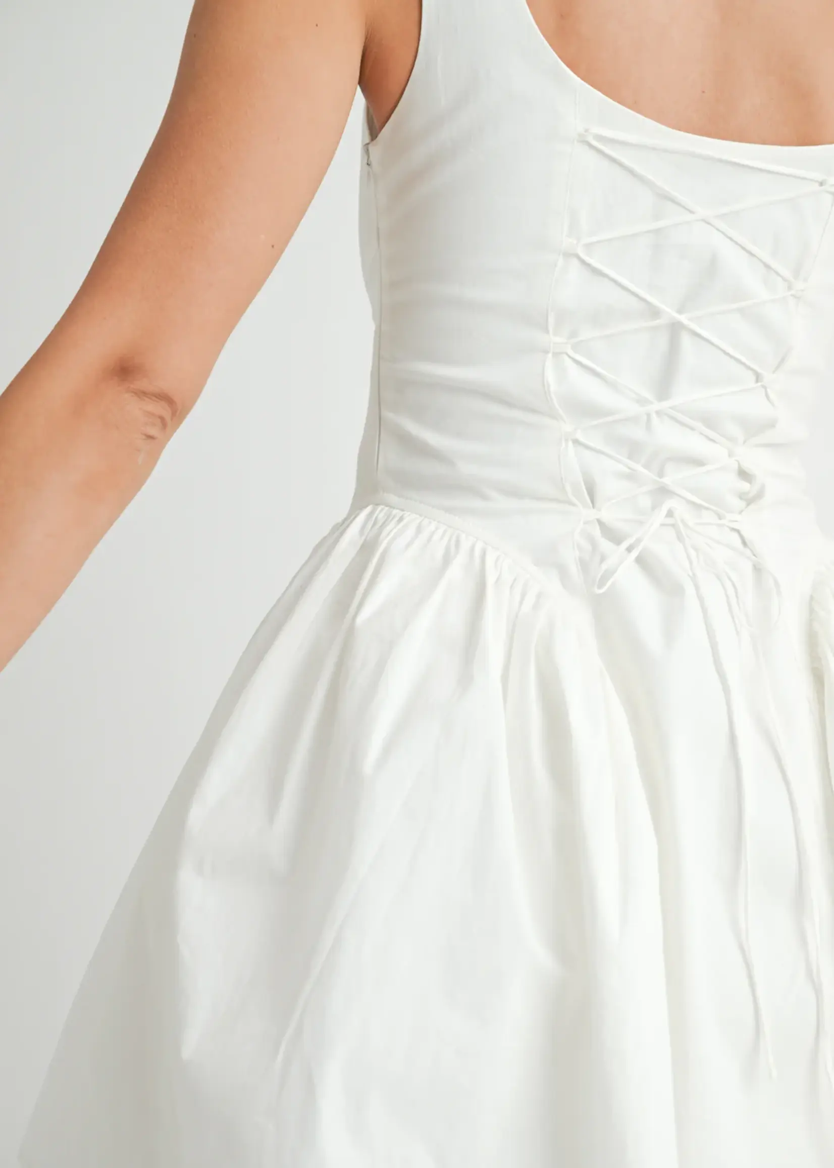 Corset Lace Up Dress