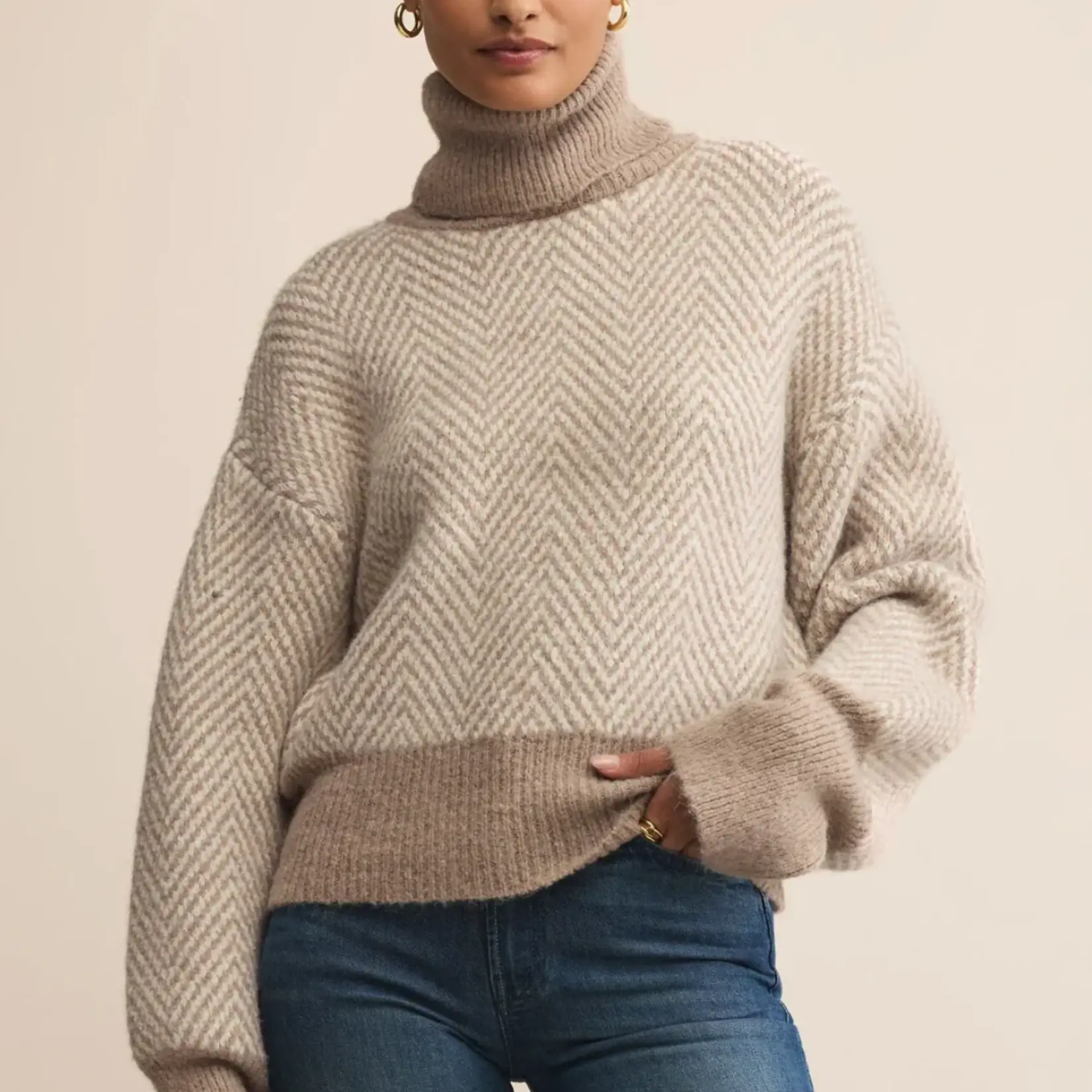 Z Supply Balkan Funnel Neck Sweater