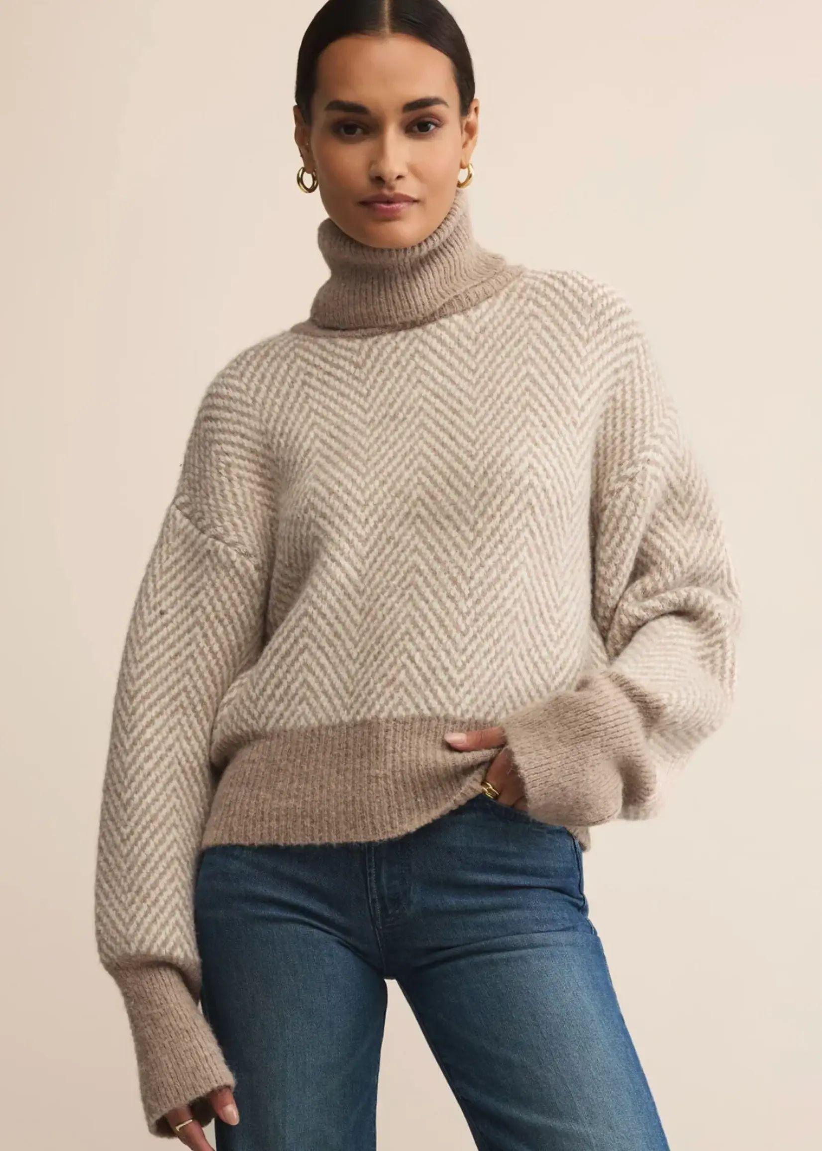 Z Supply Balkan Funnel Neck Sweater