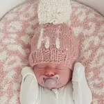 Pink Hi Beanie - Newborn