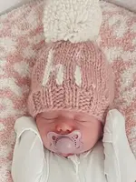 Pink Hi Beanie - Newborn