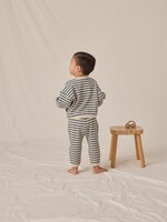 Rylee + Cru LLC Ocean Stripe Waffle Slouch Set