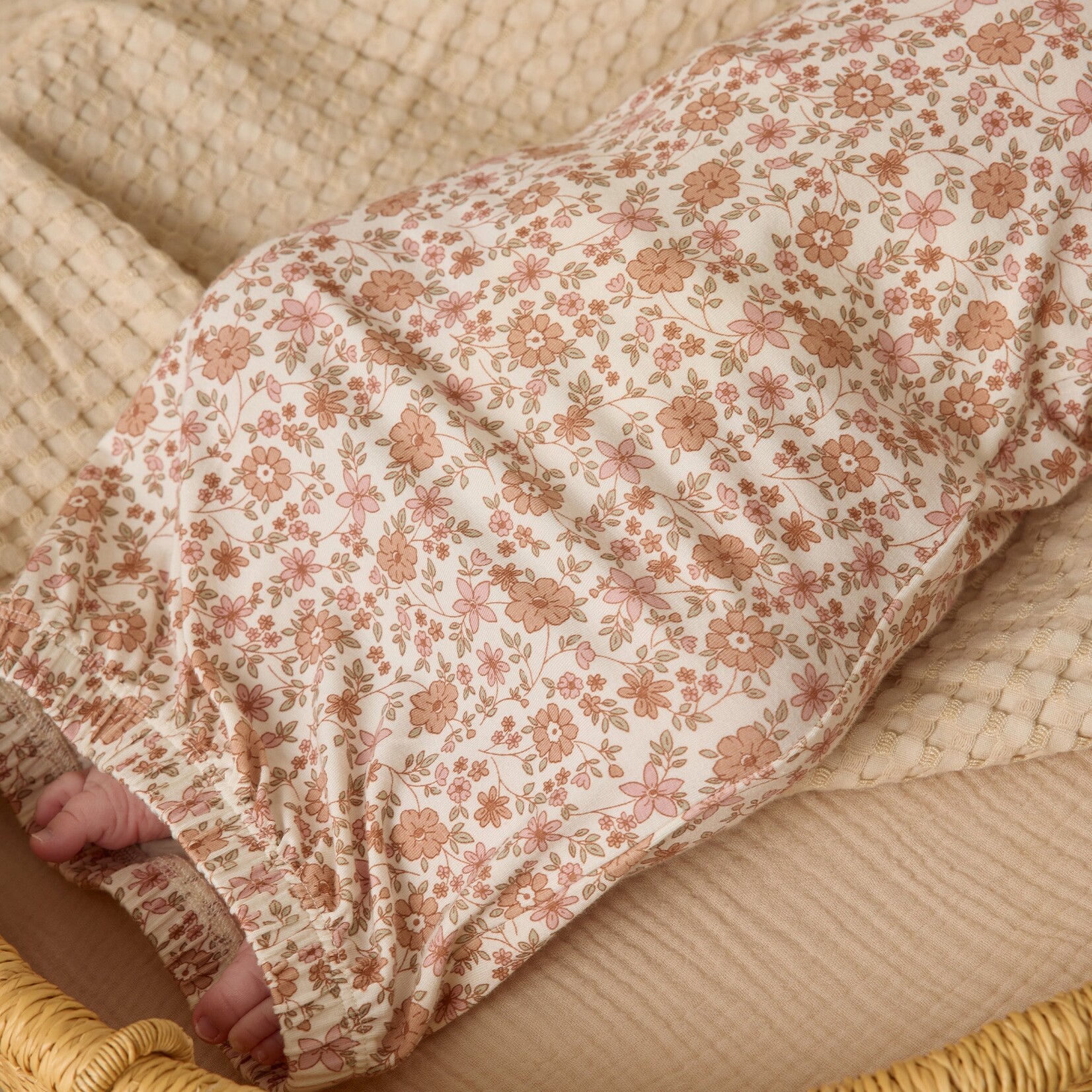 Rylee + Cru LLC Bamboo Baby Gown + Hat Set