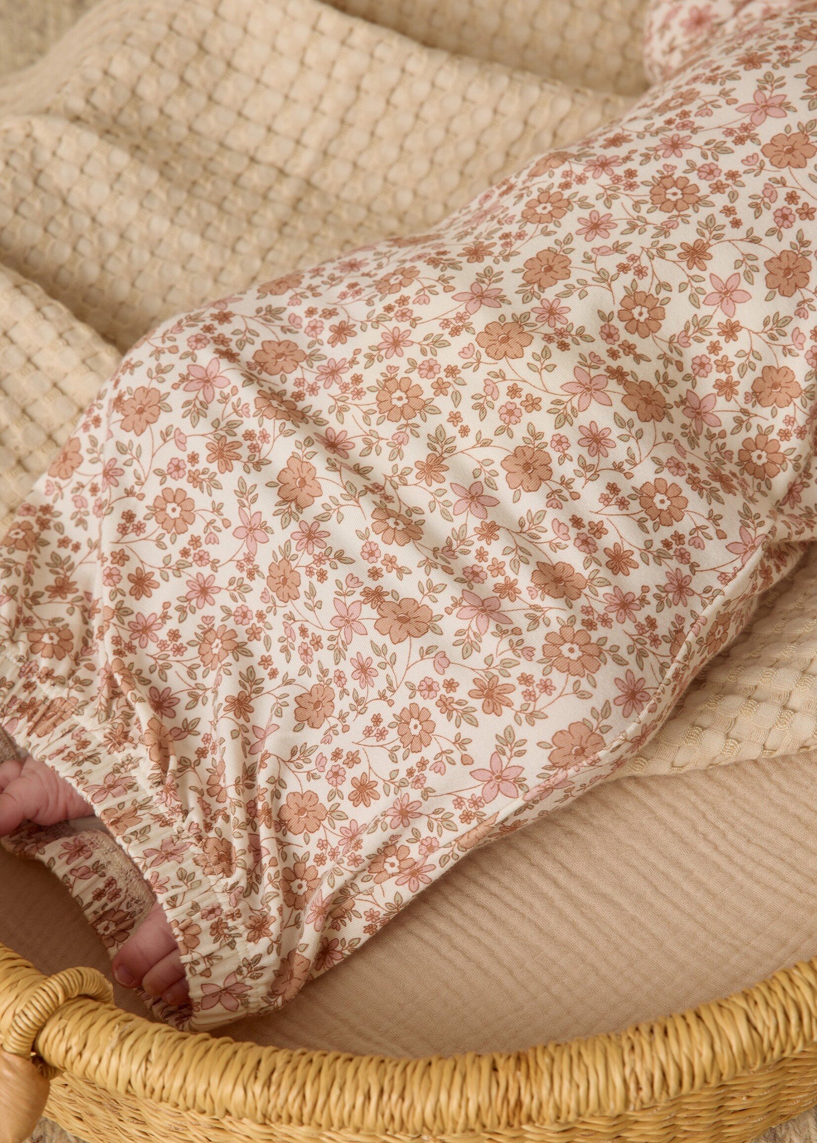 Rylee + Cru LLC Bamboo Baby Gown + Hat Set