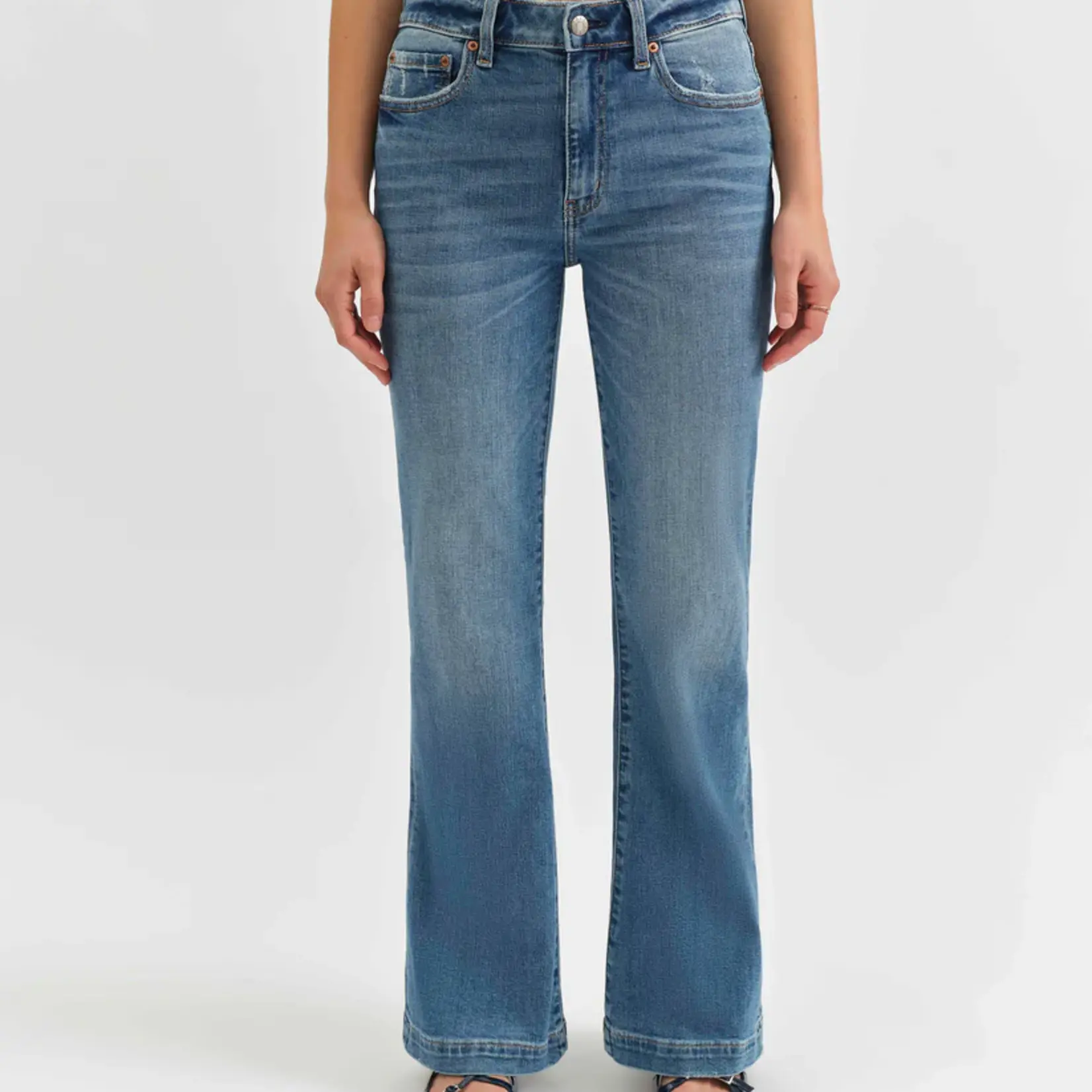 Daze Denim Heartbreaker Mid Rise Flare