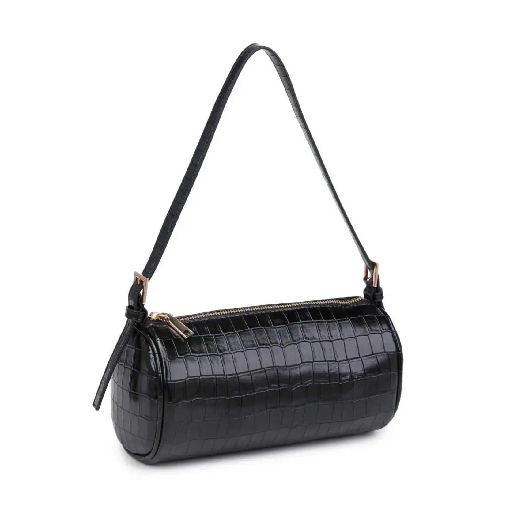 Rachel Croco Shoulder Bag