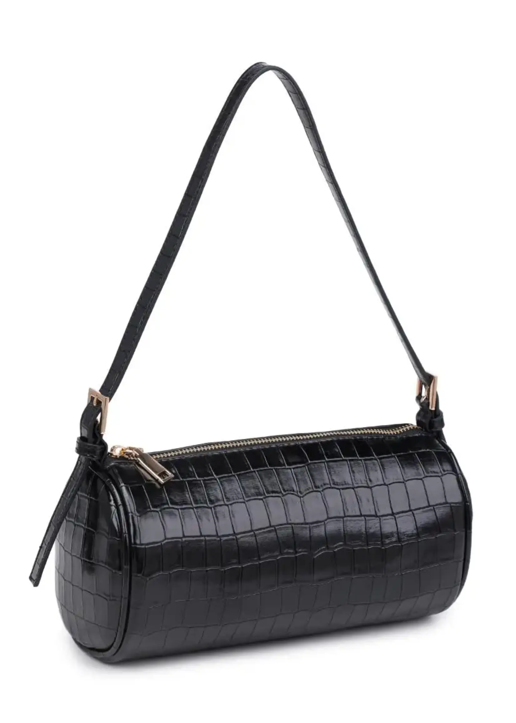 Rachel Croco Shoulder Bag
